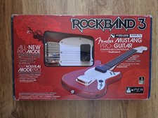 ROCK BAND 3 FENDER MUSTANG - PS3 / PLAYSTATION 3 - GITARRE + USB-RECEIVER/DONGLE