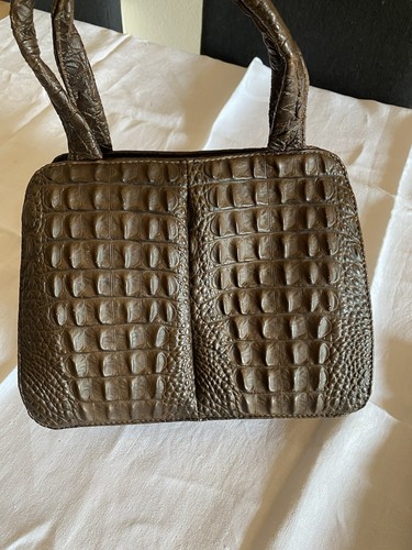 Krokodilleder handtasche - krokodilleder,