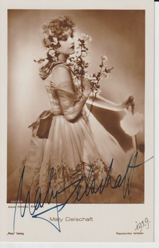 Maly delschaft orig sign - delschaft,, ak