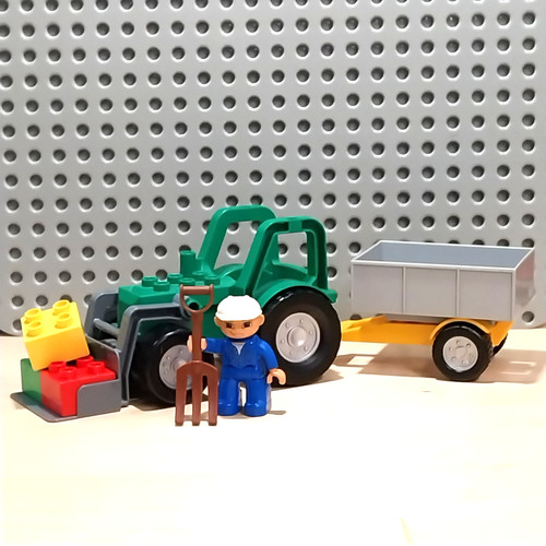 Lego duplo traktor mit - lego,