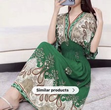 Sommerkleid / Kaftan – Traditionelles Design, verschiedene Farben“