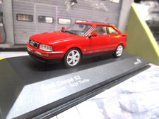 AUDI 80 / 90 Coupe S2 Turbo Quattro 5 Zyl. Typ89 red rot 1992 - 1996 Solido 1:43