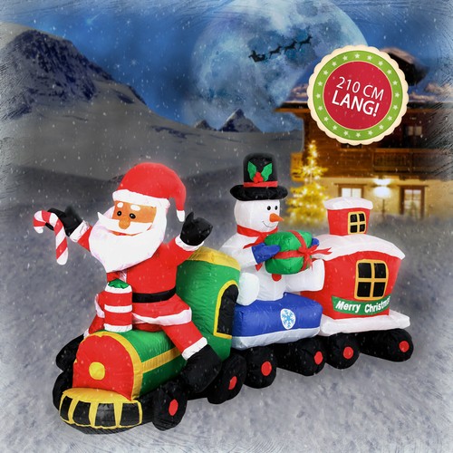 Xxl weihnachtszug 210cm - 210cm, mit