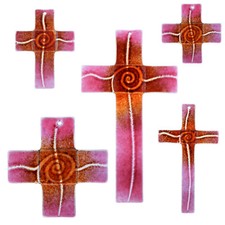 Glaskreuz Wandkreuz Kreuz aus