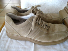 YELLOMILES Halbschuhe / Schnürer, Leder, Gr. 8, beige