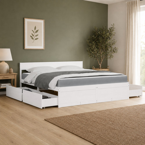 Massivholz doppelbett mit - massivholz,