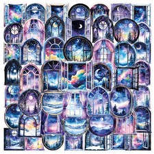 Transparente Fensteraufkleber