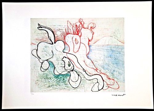 Lithographie von max ernst - lithographie, 70