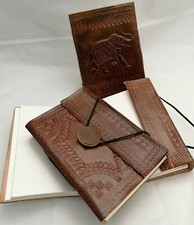 Leder skizzen buch tagebuch - leder,