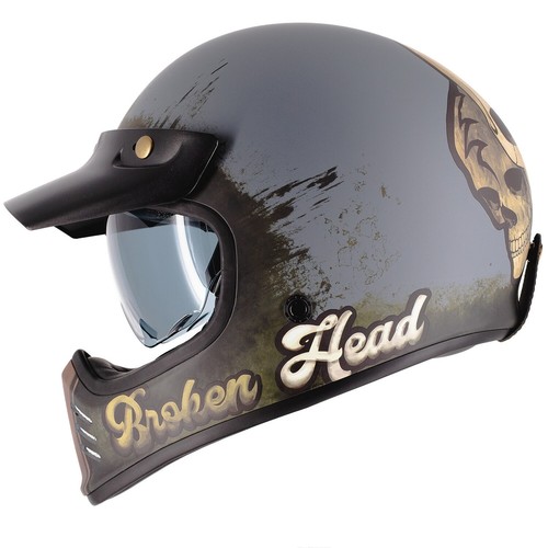 Broken head retro helm - broken,