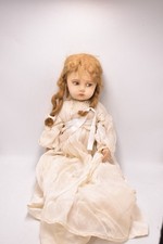 Antike französische Filzpuppe