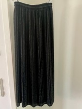 NEU! TAIFUN ROCK 98 cm lang Plissee schwarz Gr. 40