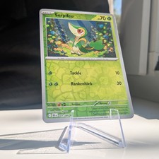 Serpifeu 001/086 Reverse Holo Pokemon Karte | Schwarze Blitze | NM | Deutsch