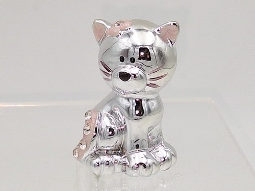 Katze rosa silber - , mit
