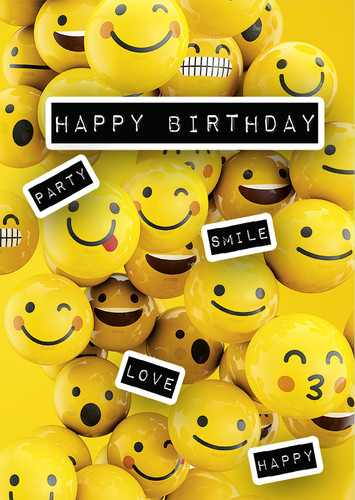 Geburtstag karte mit - -,