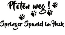 SPRINGER SPANIEL Autoaufkleber