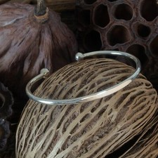 925 Sterling Silber Herren-Damen-Armreif Armband Wikinger Silber-Schmuck Schlich