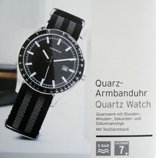 Quarz-Armbanduhr mit