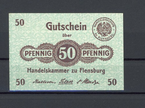 Flensburg pfennig notgeld - pfennig,