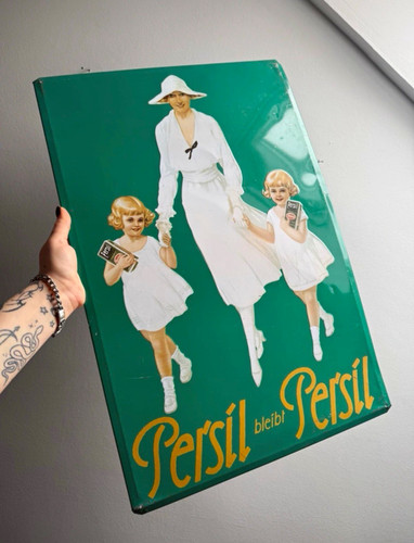 Persil werbe blechschild - persil, werbe-blechschild