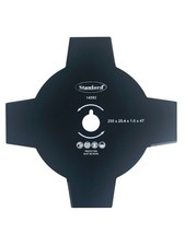 Dickichtmesser 4-Zahn Freischneider Messer 255 x 25,4 mm HSS- Motorsense 14592