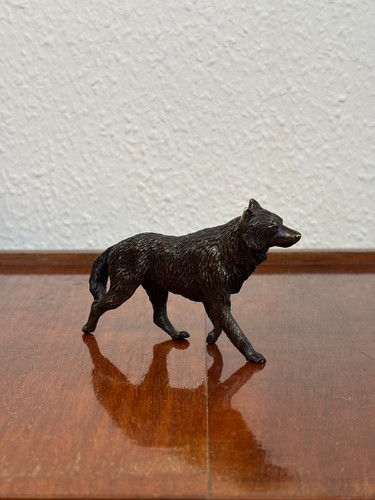 Kleine bronze skulptur wolf - kleine,