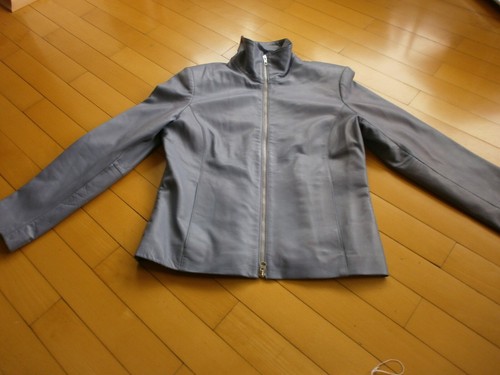 Moderne damen leder jacke lila - jacke,