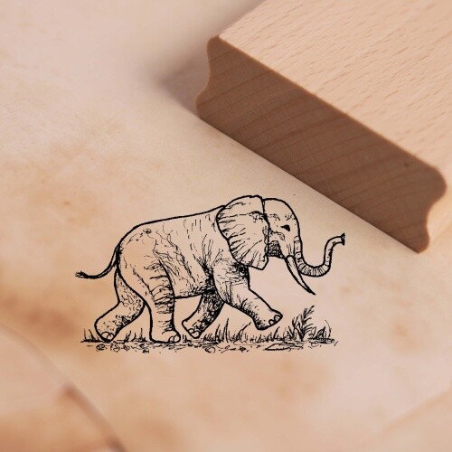 Motivstempel kleiner elefant - motivstempel,