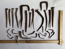 Mittelalterliche Nägel -  vom Schmied handgeschmiedet um 1620 - Konvulat