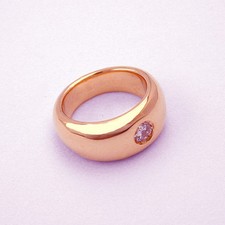 Taufring mit Brillant 0,05 ct