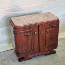 Nachttisch Beistelltisch Schränkchen antik Jugendstil Art Deco Frankreich