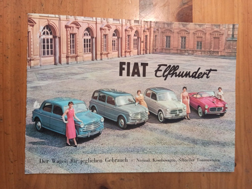 Prospekt fiat 1100 elfhundert - 1100,