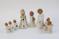 Konvolut 11 Singer Jullar Engel Kerzenhalter  (453-17 H48)