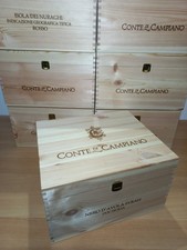 Leere Weinkiste Holzkiste Conte Di Campiano 