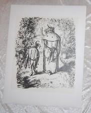 A. Paul Weber, Original-Lithographie, Wie sagen wir´s dem Volke Nachlass-Stempel