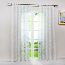Gardinen Stores Weiß Ausbrenner Design Volie Vorhang Fensterschals Transparent