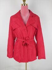 Mantel Kappahl Jacke Gr. L 40 (M/38/S/36) rot elegant Taschen Trenchcoat Gürtel