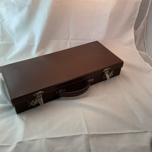Kleiner vintage lederkoffer - kleiner,
