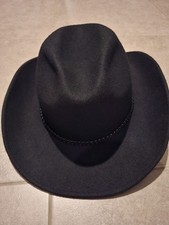Cowboyhut schwarz Grösse 60