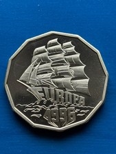 Medaille ECU "Schiff Europa