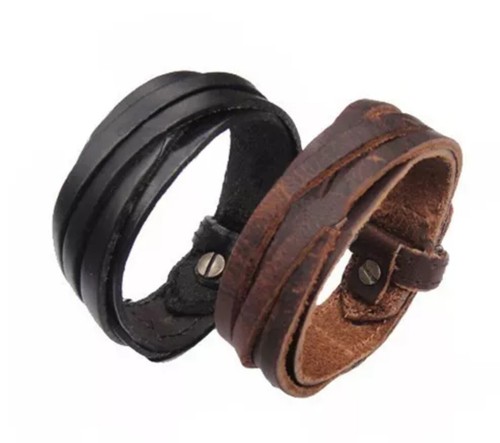 Leder armband surfer herren - leder,