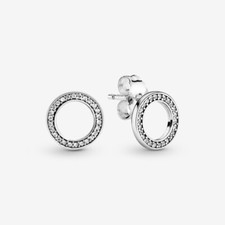PANDORA Ohrstecker Kreis 925
