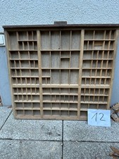Setzkasten Holz, alt, Nr. 12