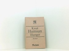 Hunger Reclams Universal-Bibliothek Band 763 Knut Hamsun J. Sandmeier (Übersetzu