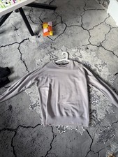 Palm Angels Pullover Grau, Größe M, Echte Baumwolle