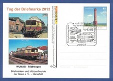 Pluskarte Tag der BM 2013 in Harsefeld, Wumag-Triebwagen
