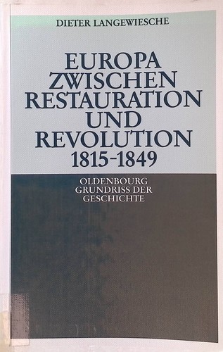 Europa zwischen restauration - europa,