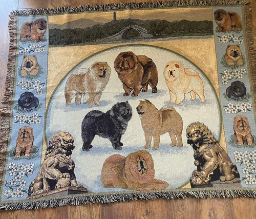 Vintage chow hund - vintage, gewebt