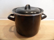 Alter Emaille Topf  Henkeltopf