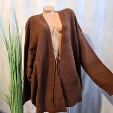 S.Oliver Triangle Strickjacke Strick braun Gr. 48 bis 52 Langarm (0 943) NEU